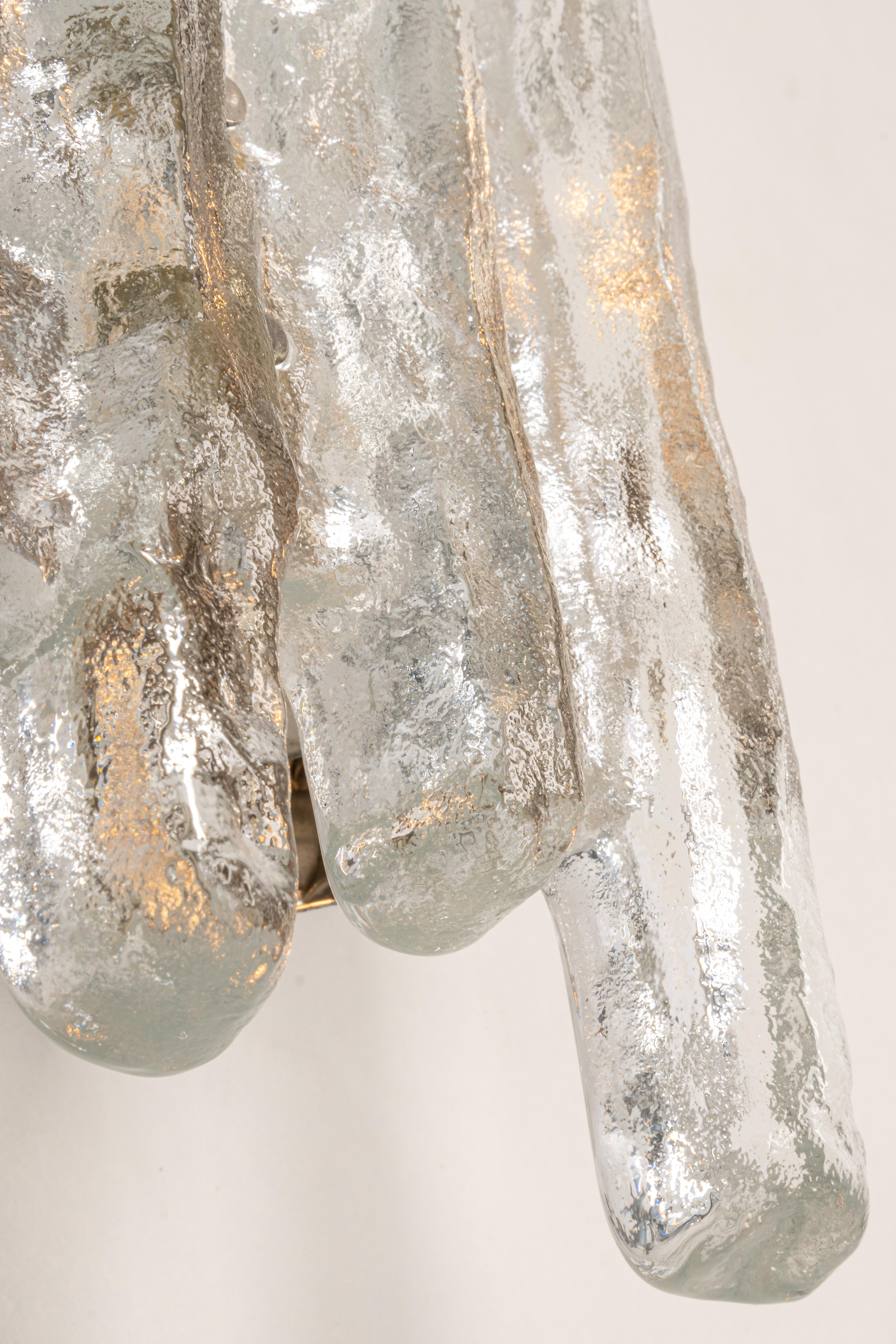 Austriaco Coppia di lampade a parete a forma di sconces Kalmar, Austria, anni '60 in vendita