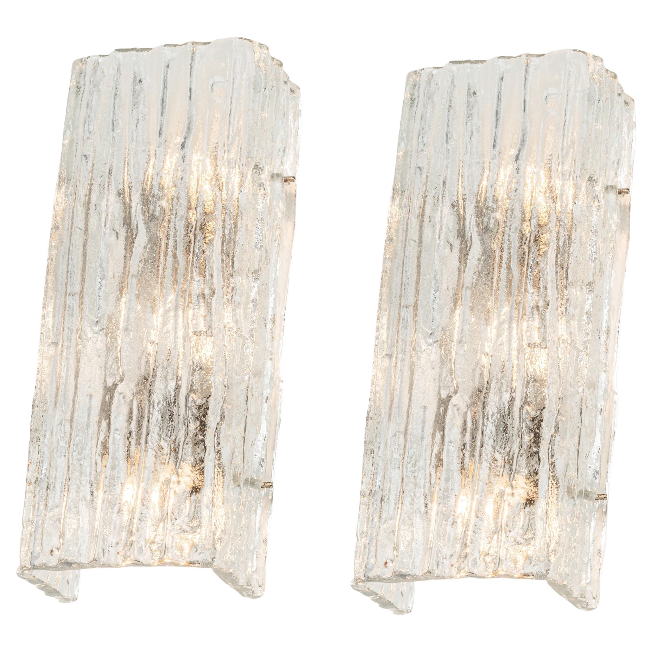 1 of 3 Pairs of Kalmar Sconces Wall Lights, Austria, 1960s For Sale