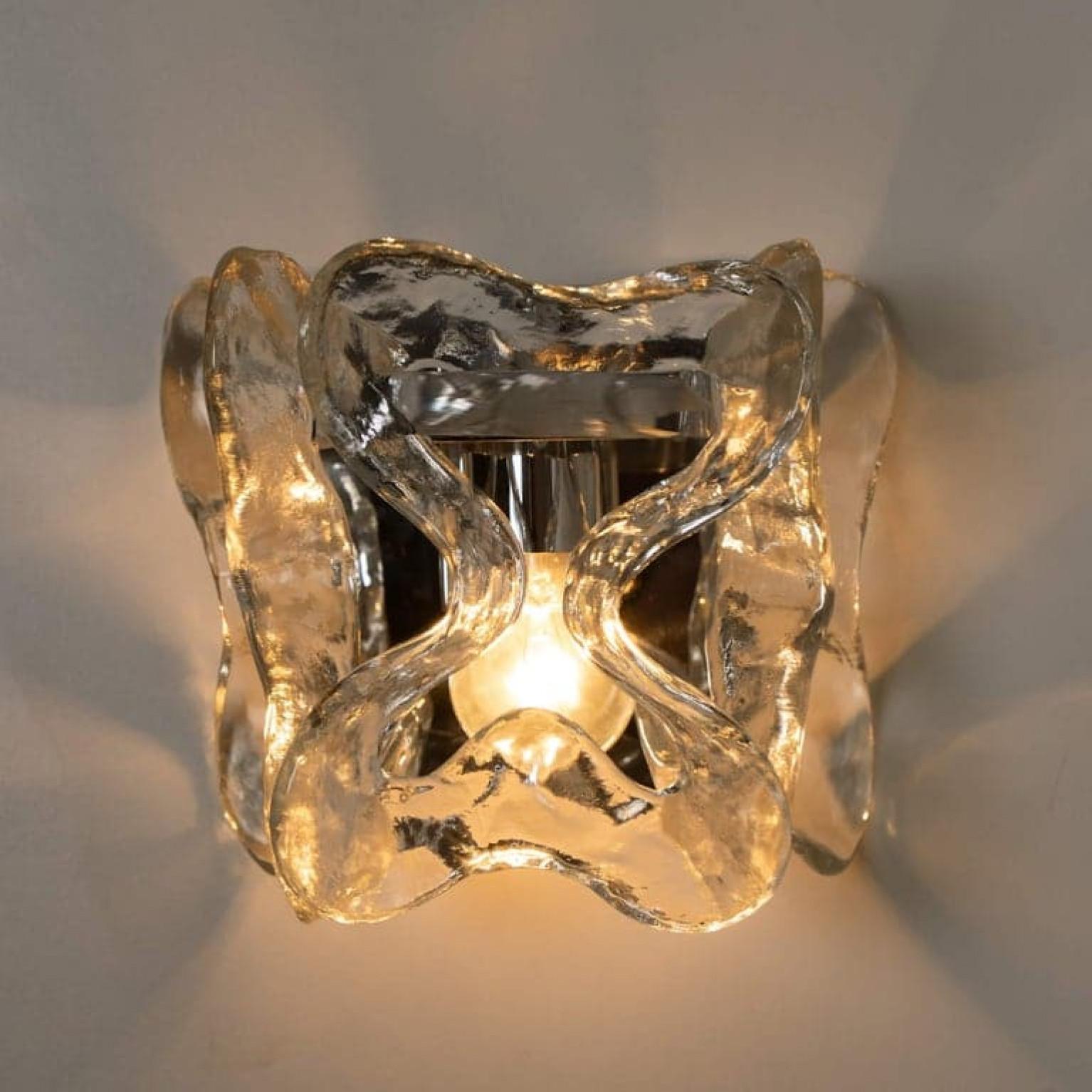 Paire d'appliques ou de lampes murales Kalmar, modèle Catena, par J.T. Kalmar, Autriche en vente 1