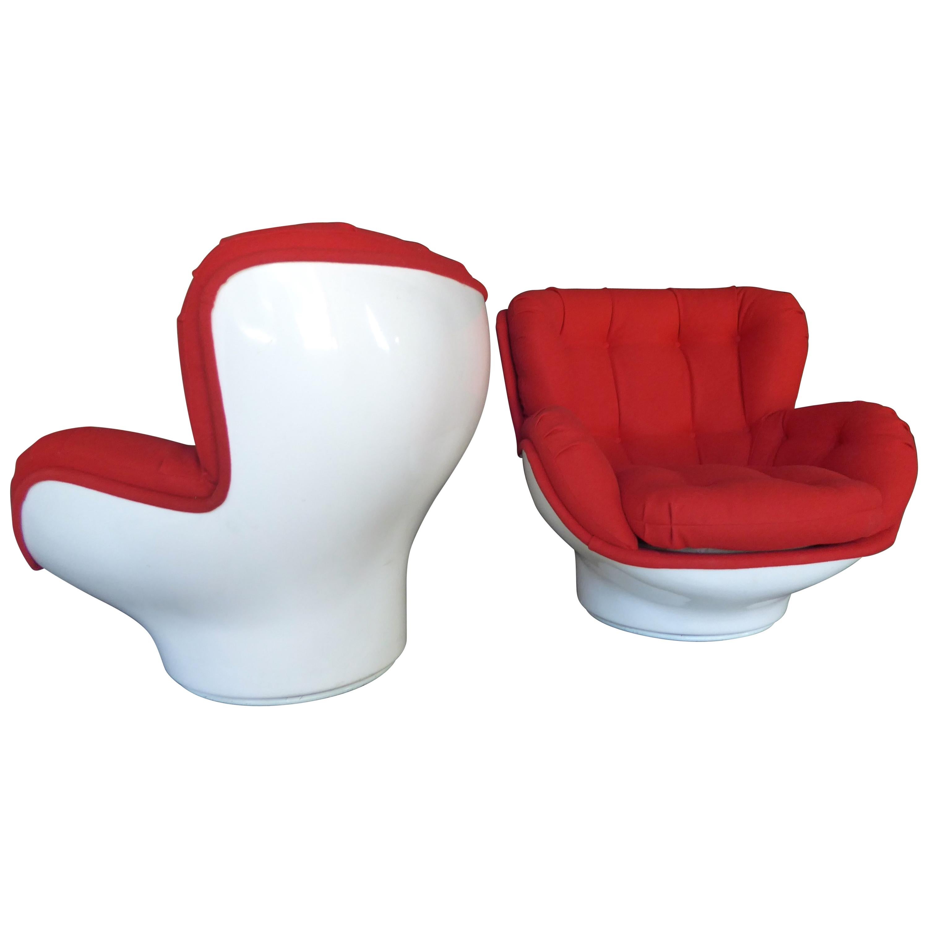 Pair of "Karate" Chairs by Michel Cadestin for Airborne