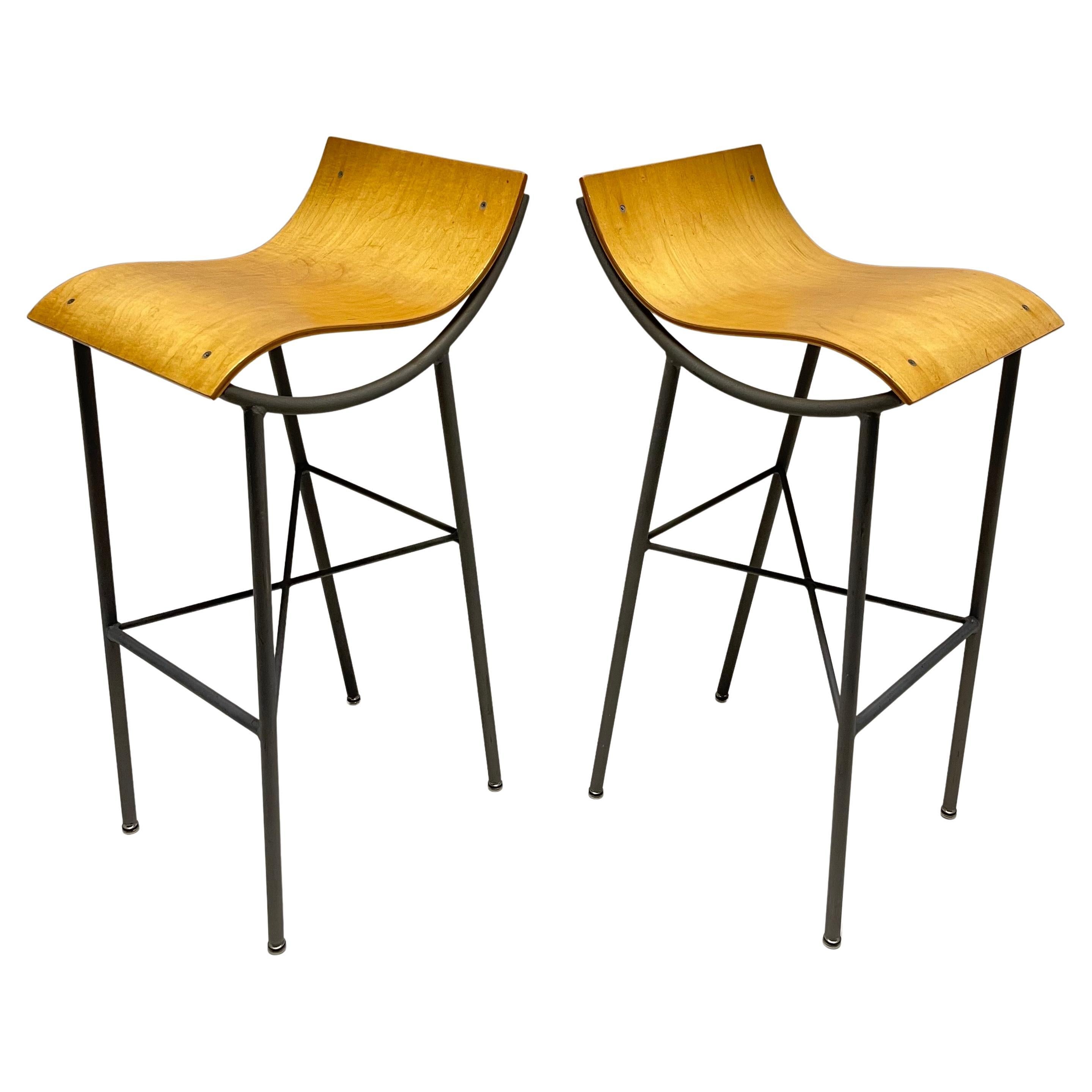 Pair of Karim Rashid APR Stools or Barstools for Pure Design, Canada, 2001