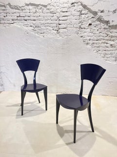 Paire de chaises "Karina" de J. Mancini & G. Fois-Dorell pour Sawaya & Moroni