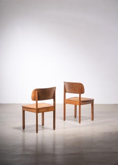 Pair of Karl Bertsch Chairs, Deutsche Werkstätten Hellerau, 1930s