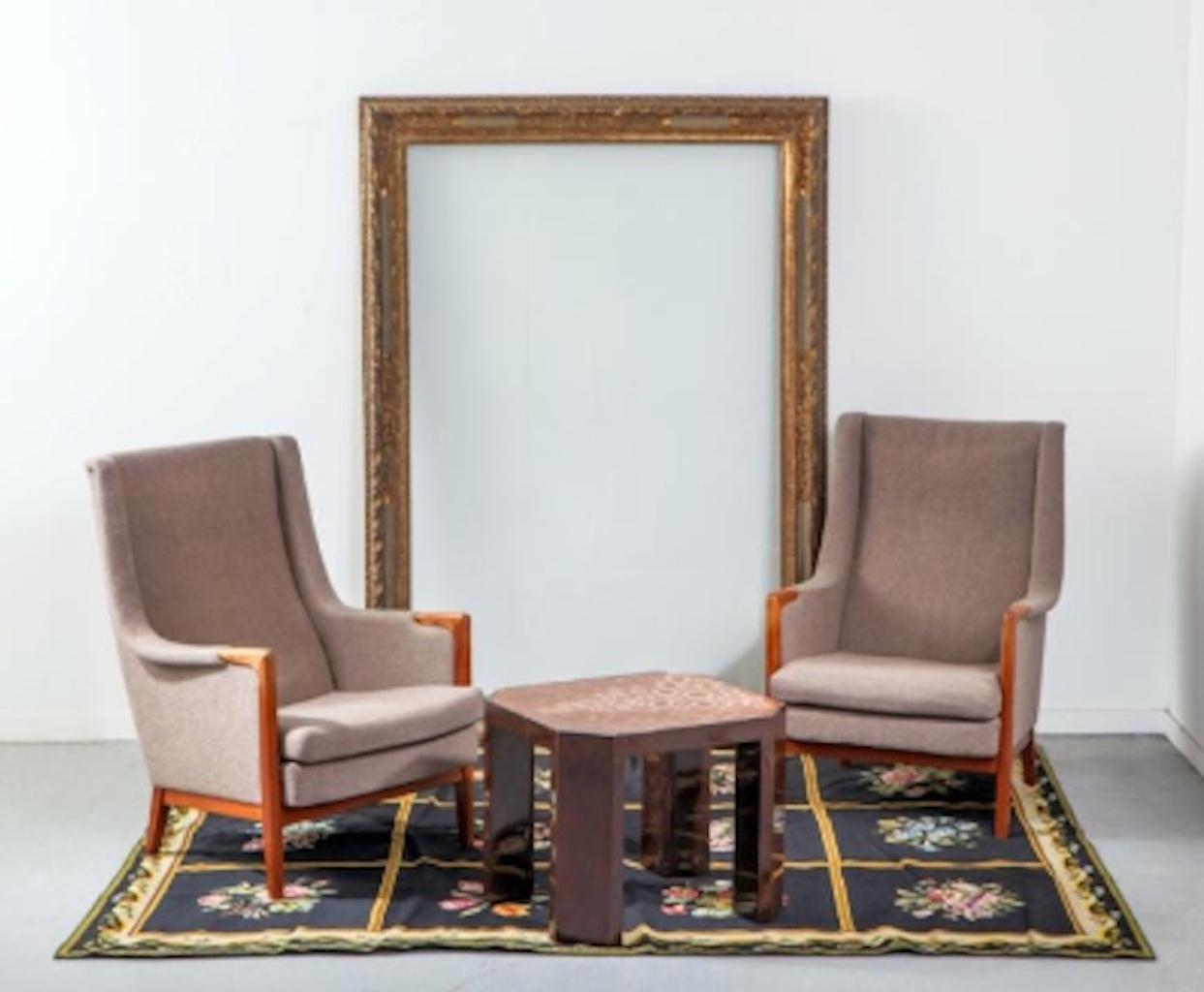 Ein Paar Sessel von Karl Erik Ekselius für Joc Mobler, Schweden, Design 1950er Jahre im Zustand „Gut“ im Angebot in Paris, FR