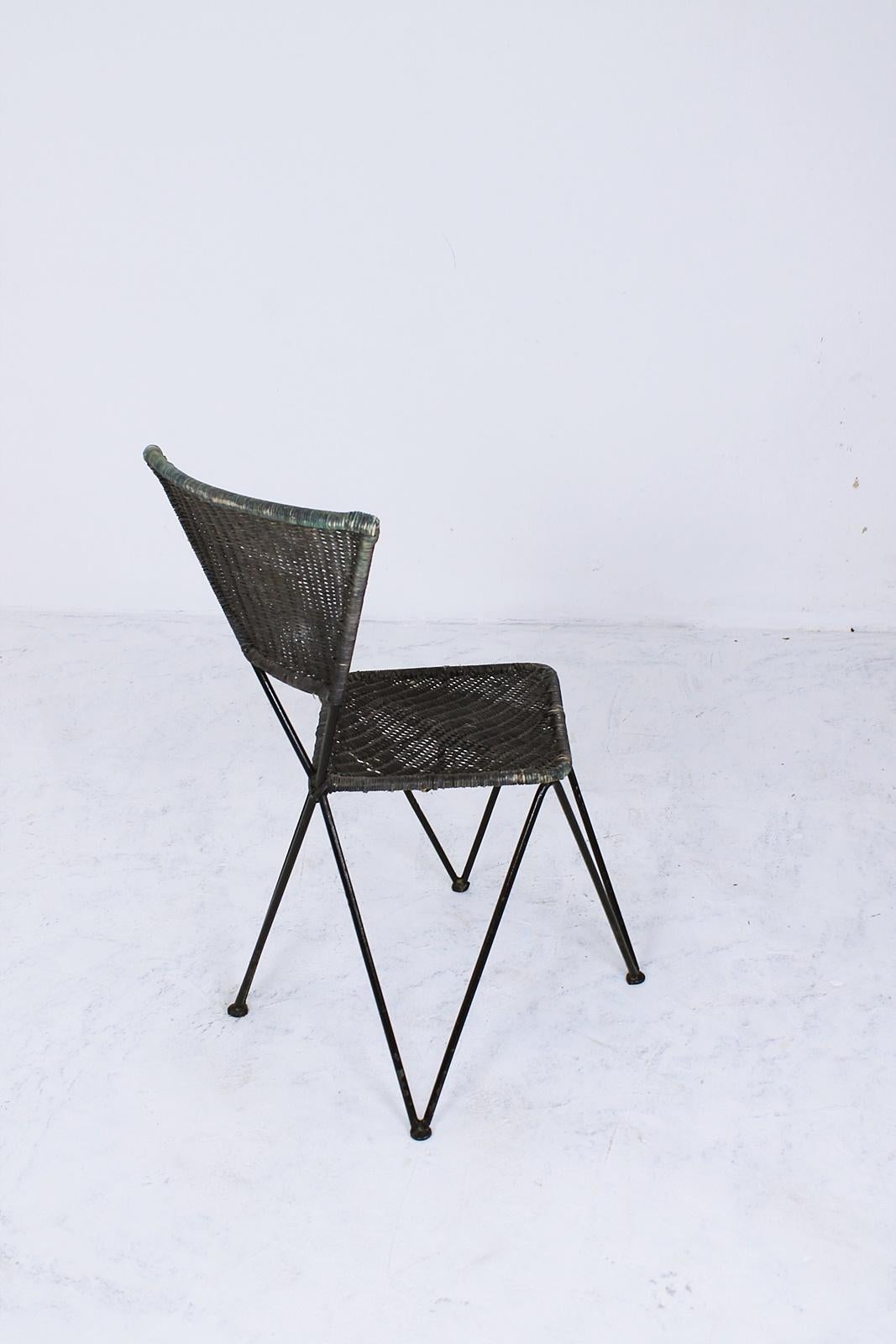 Mid-Century Modern Pair of Karl Fostel Senior's Erben Chairs from Sonett-Serie, Austria, 1950s For Sale
