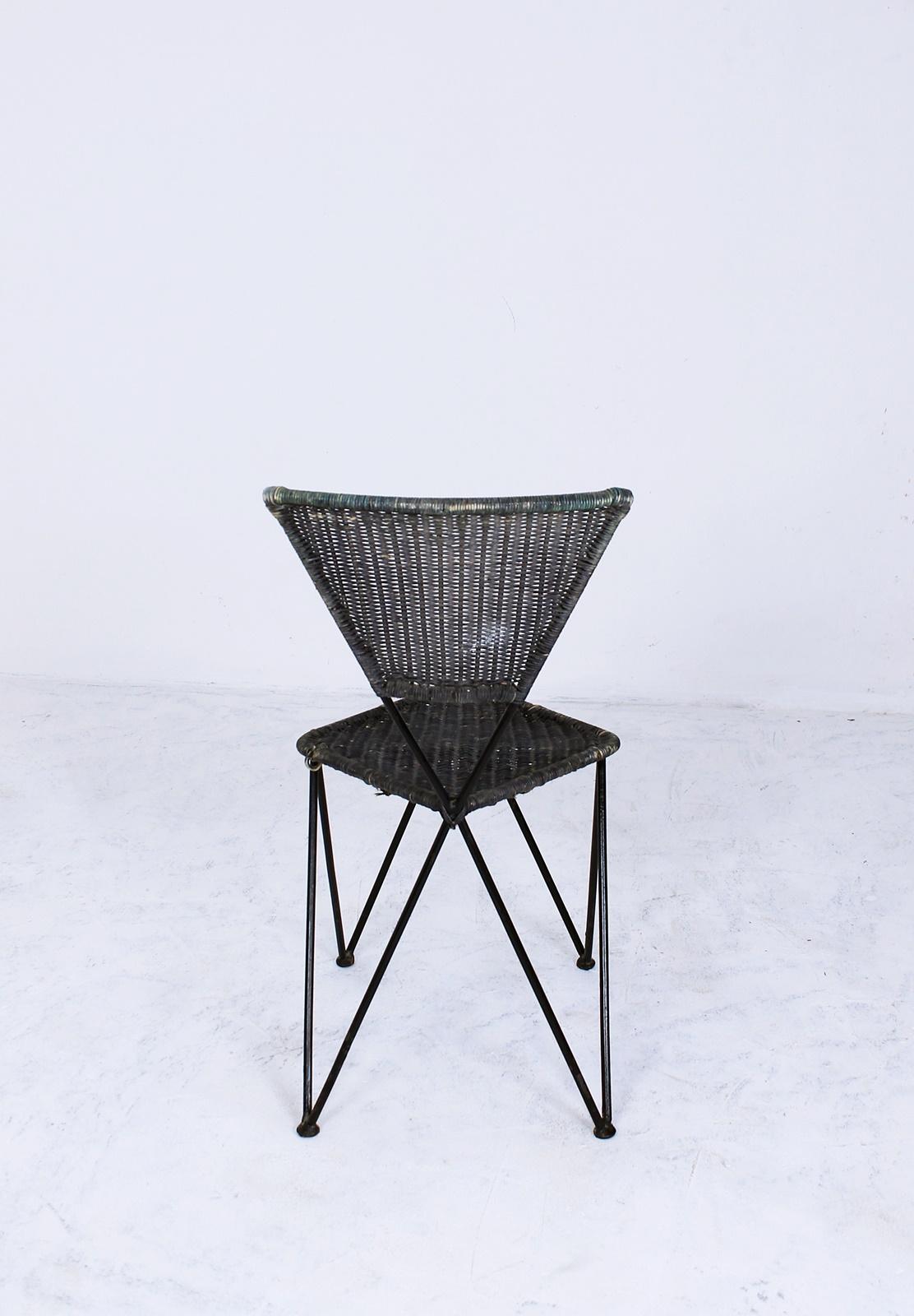 Austrian Pair of Karl Fostel Senior's Erben Chairs from Sonett-Serie, Austria, 1950s For Sale