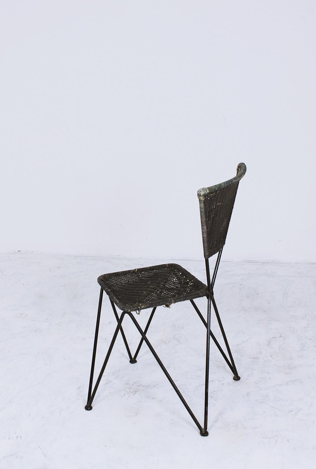 Pair of Karl Fostel Senior's Erben Chairs from Sonett-Serie, Austria, 1950s In Fair Condition For Sale In Debrecen-Pallag, HU