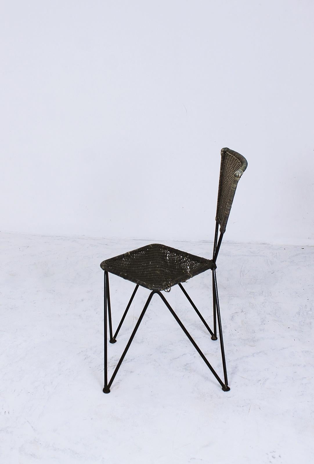 Mid-20th Century Pair of Karl Fostel Senior's Erben Chairs from Sonett-Serie, Austria, 1950s For Sale
