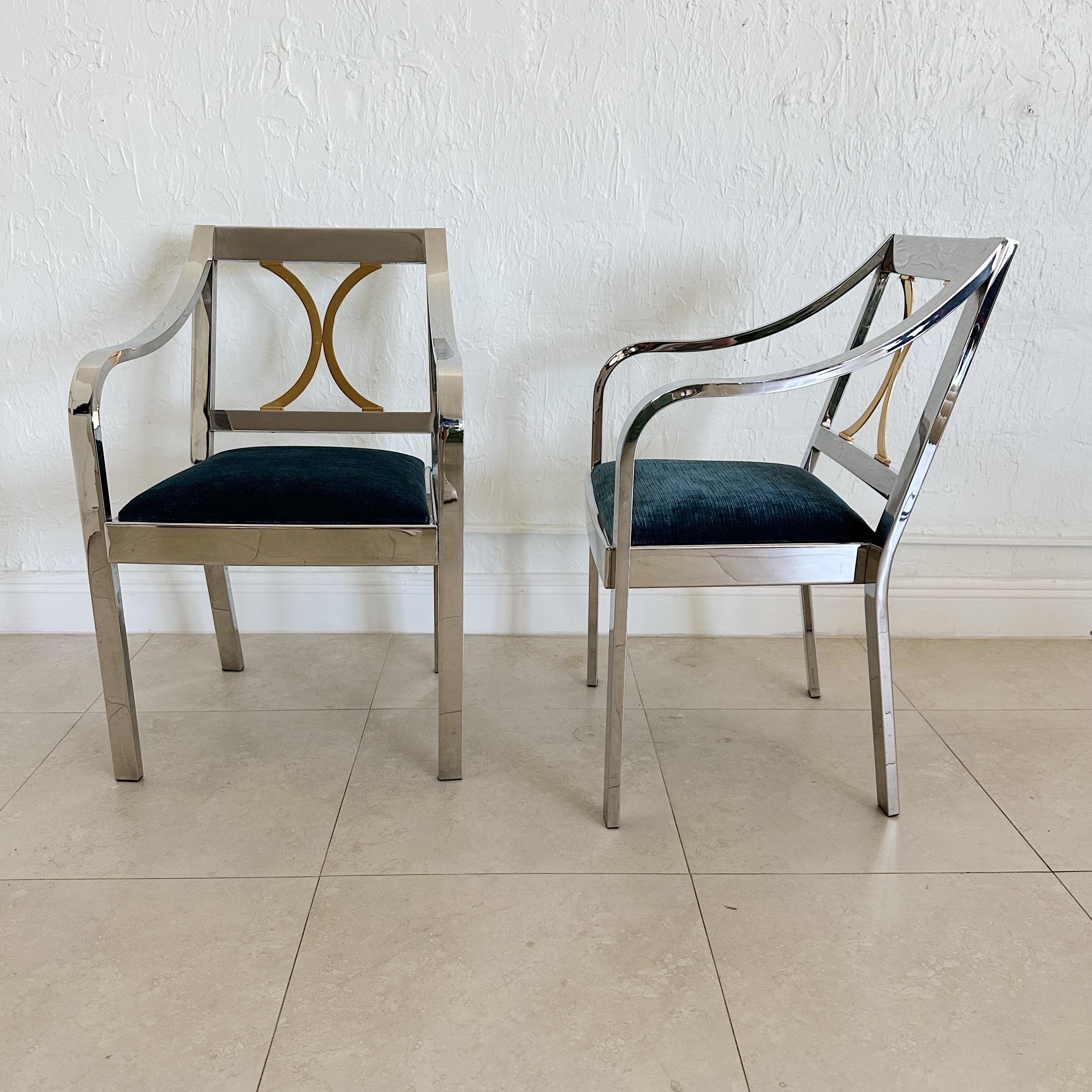 Late 20th Century Pair of Karl Springer 