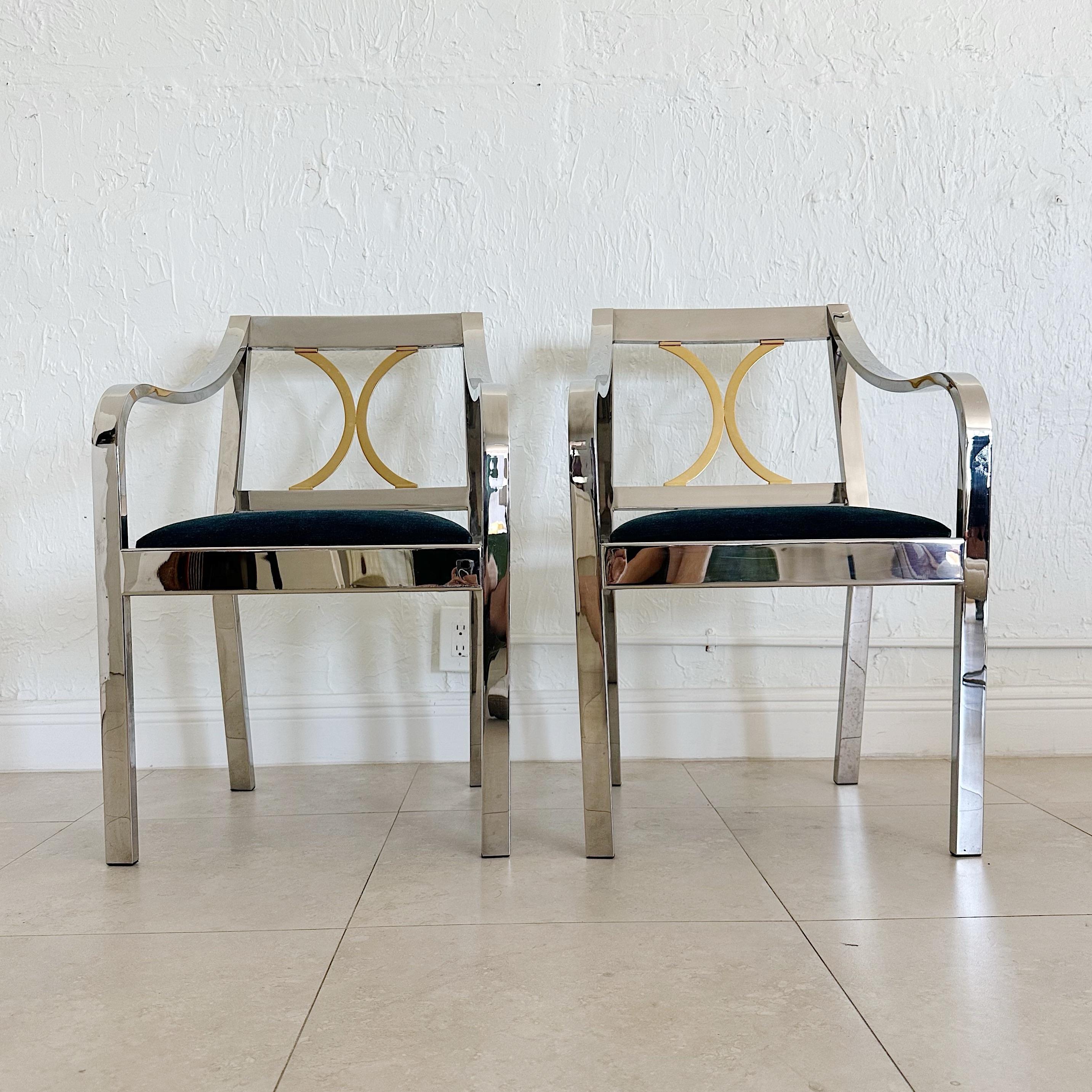 Brass Pair of Karl Springer 