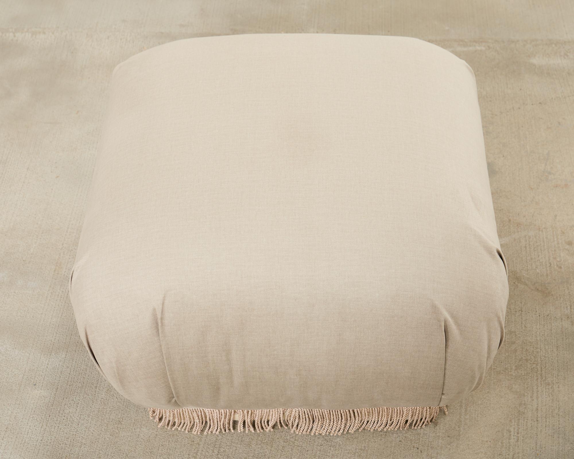 Coppia di pouf in stile Karl Springer di Marge Carson in vendita 7