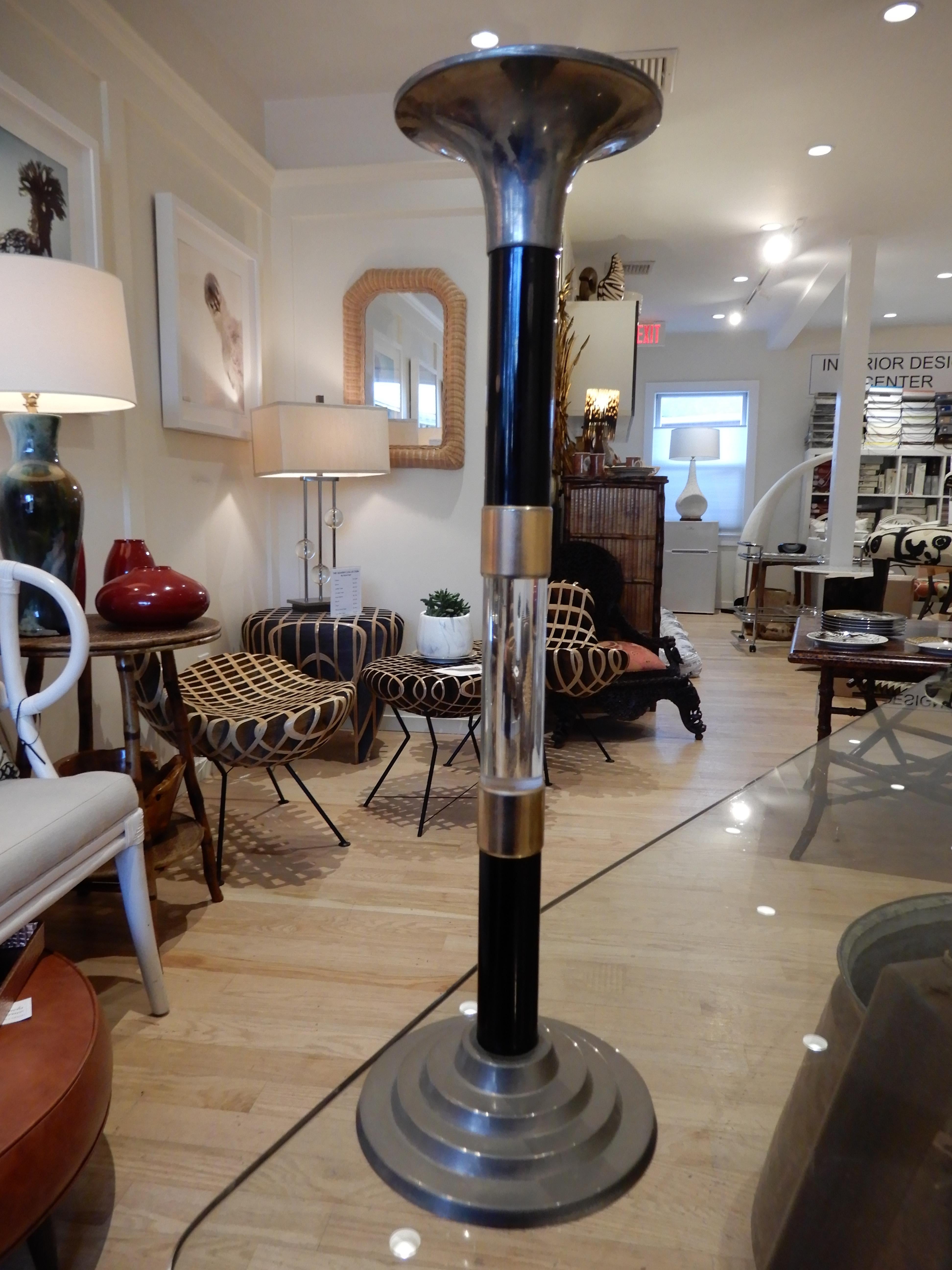 Pair of  Modern Candle Sticks, circa 1985 In Excellent Condition In Bellport, NY