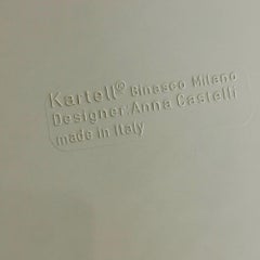 Pair of Kartell 'Componibili' Round-Base Serving Trolleys / Tables, 1960s