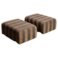 Retro Pair of Kazuhide Takahama “Marcel” Ottomans