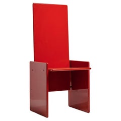 Kazuki red chair by Kazuhide Takahama for Simon Gavina, 1969