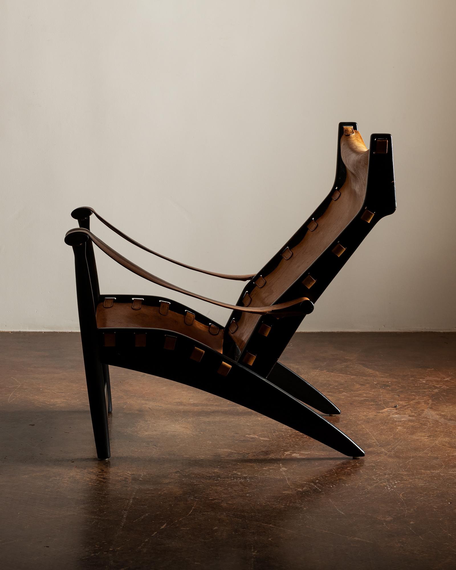 Pair of Københavnerstolen II  Easy Chairs by Mogens Voltelen, Denmark, 1960s 1