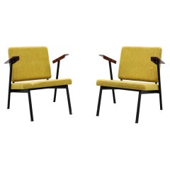 Pair of Kembo Style Low Sitting Armchairs