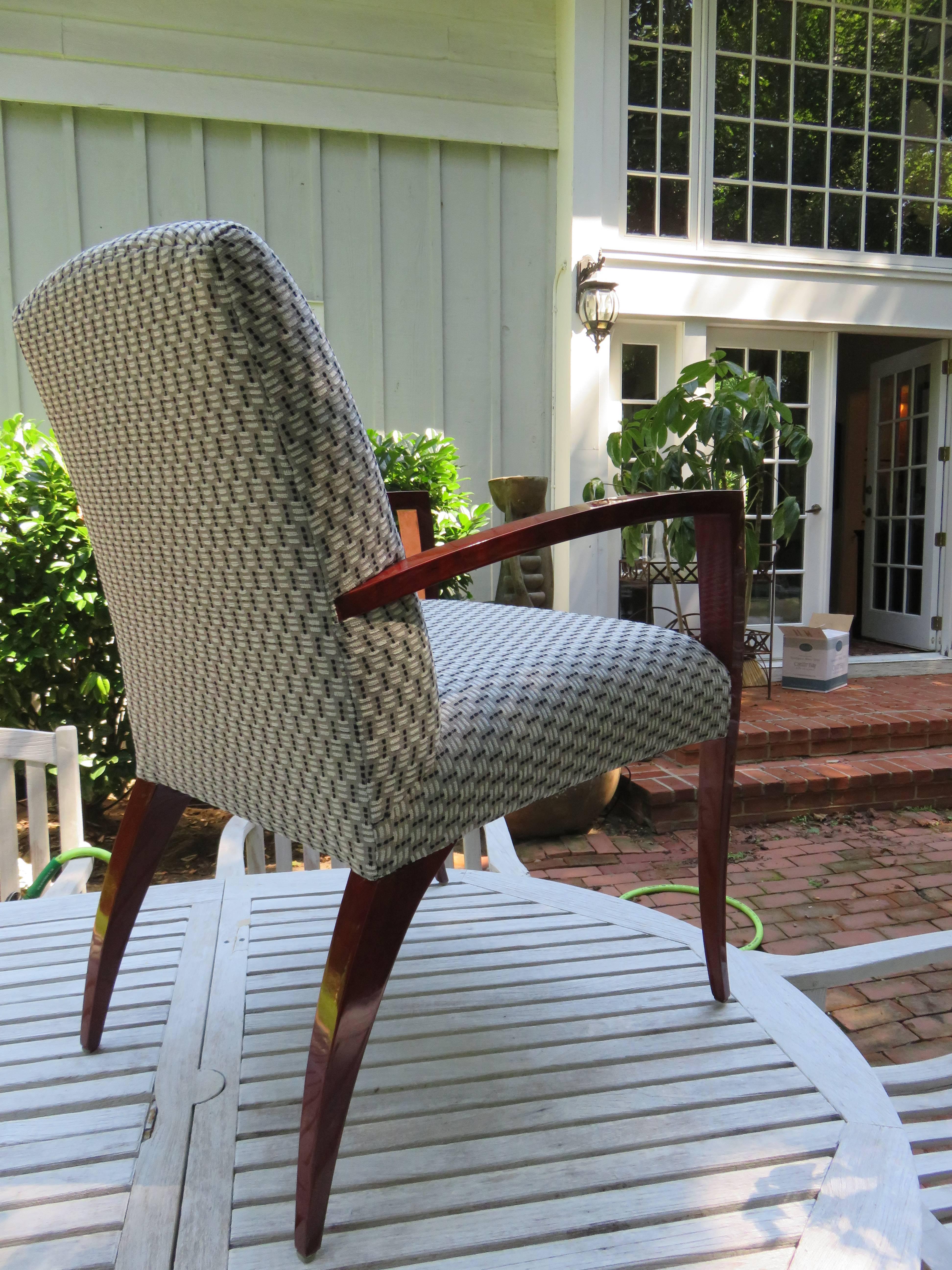 American Pair of Kenneth Winslow Studio Crafted Armchairs