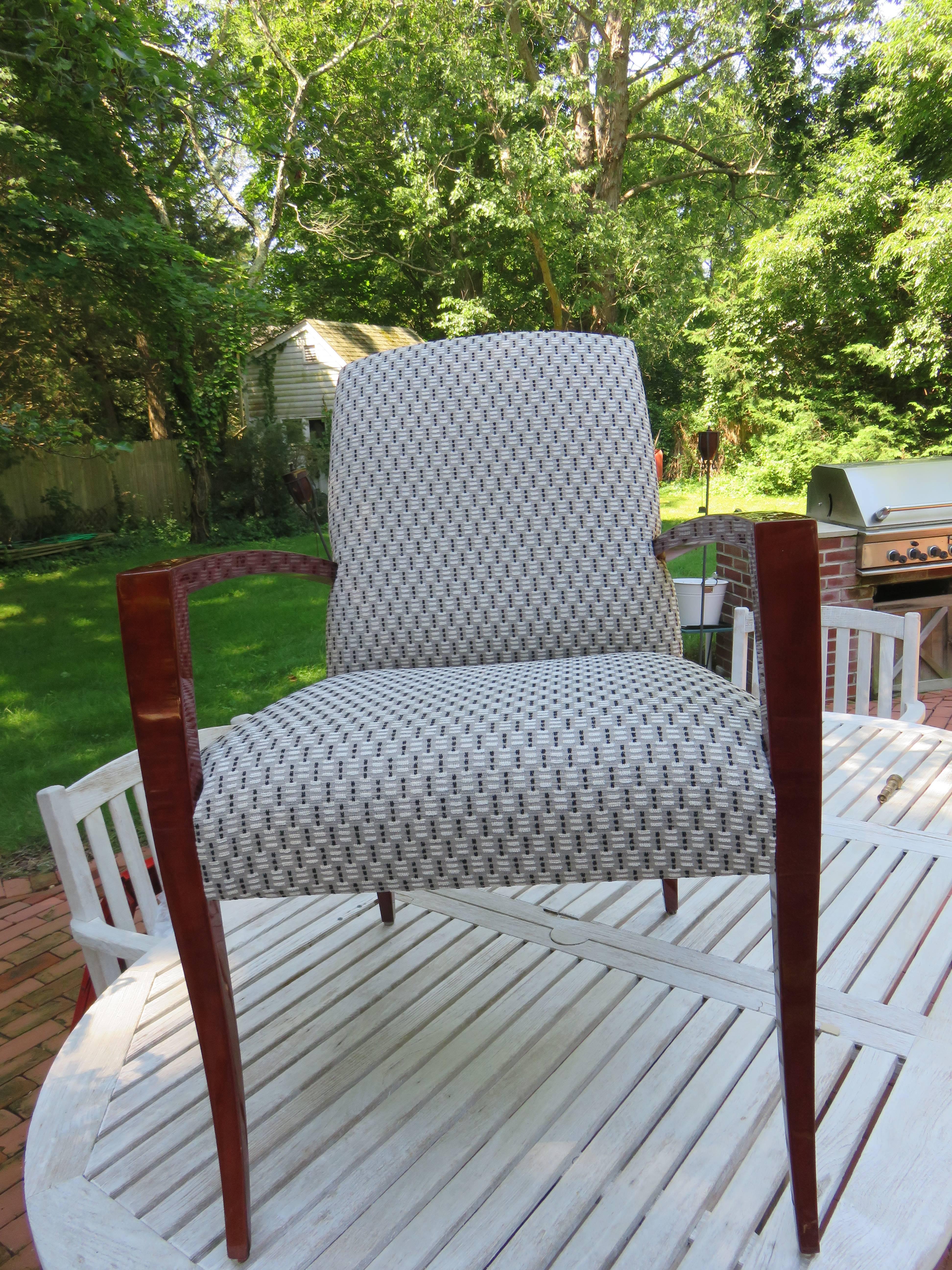 Pair of Kenneth Winslow Studio Crafted Armchairs In Excellent Condition In Bellport, NY