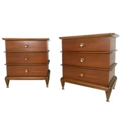 Pair of Kent Coffey Nightstands, "The Appointment"