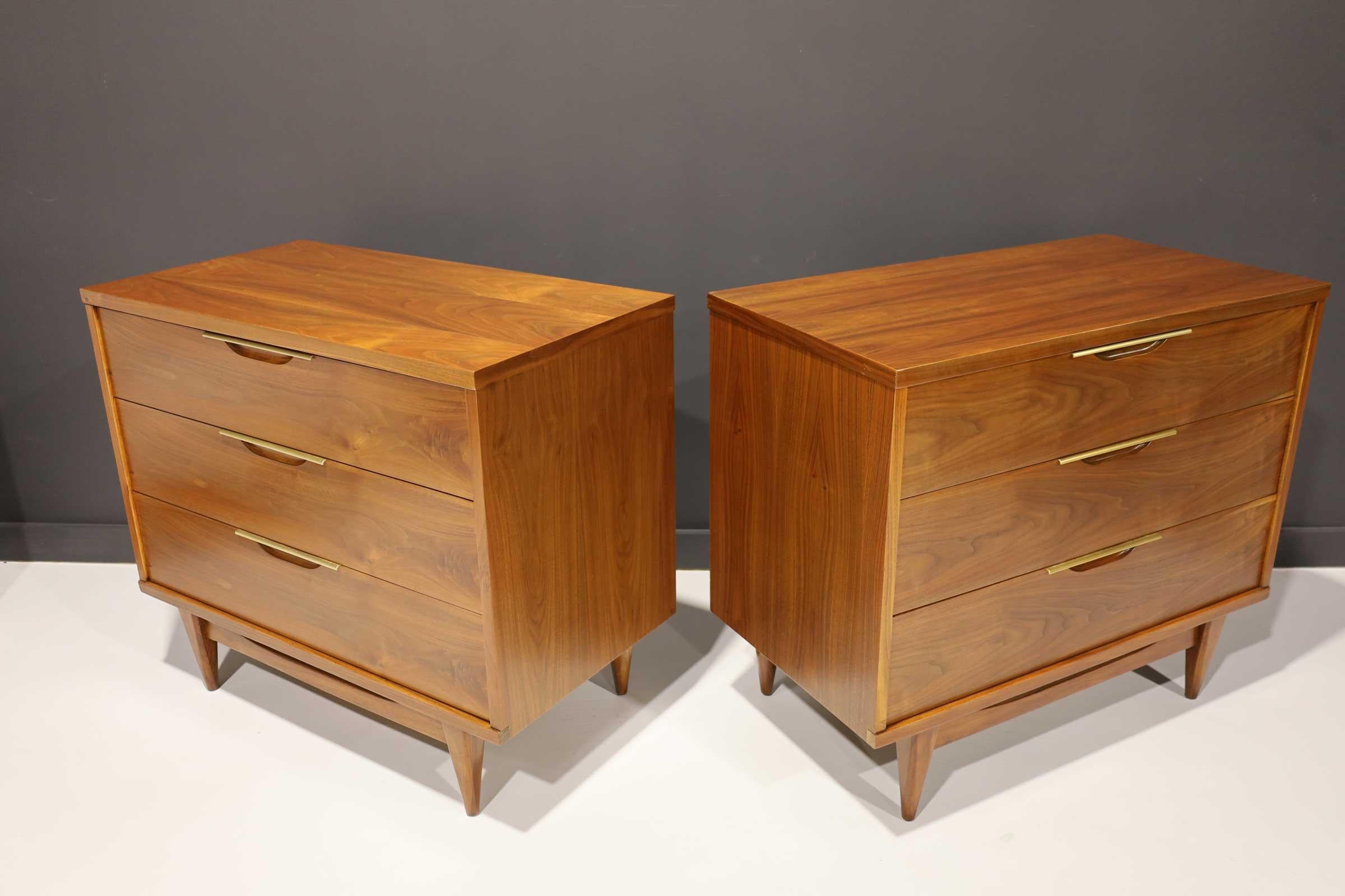Mid-Century Modern Pair of Kent Coffey 