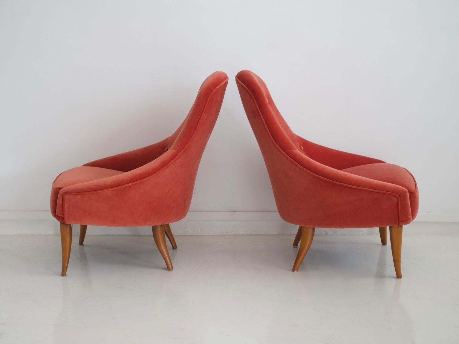 Pair of Kerstin Horlin-Holmquist Little Eva Chairs 3
