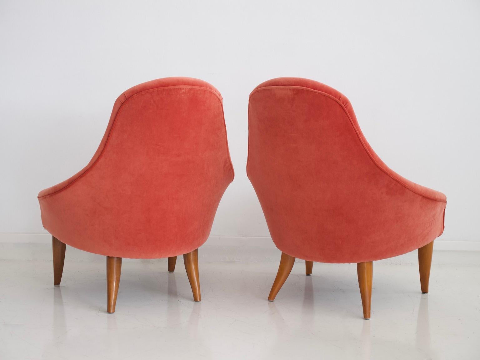 Pair of Kerstin Horlin-Holmquist Little Eva Chairs 4
