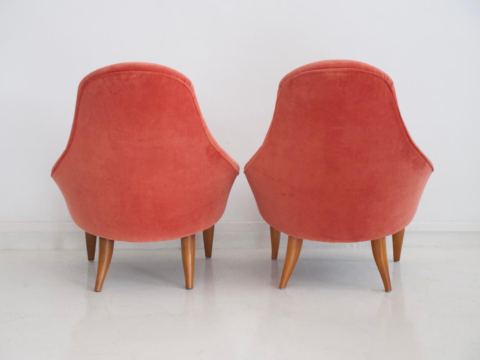 Pair of Kerstin Horlin-Holmquist Little Eva Chairs 5