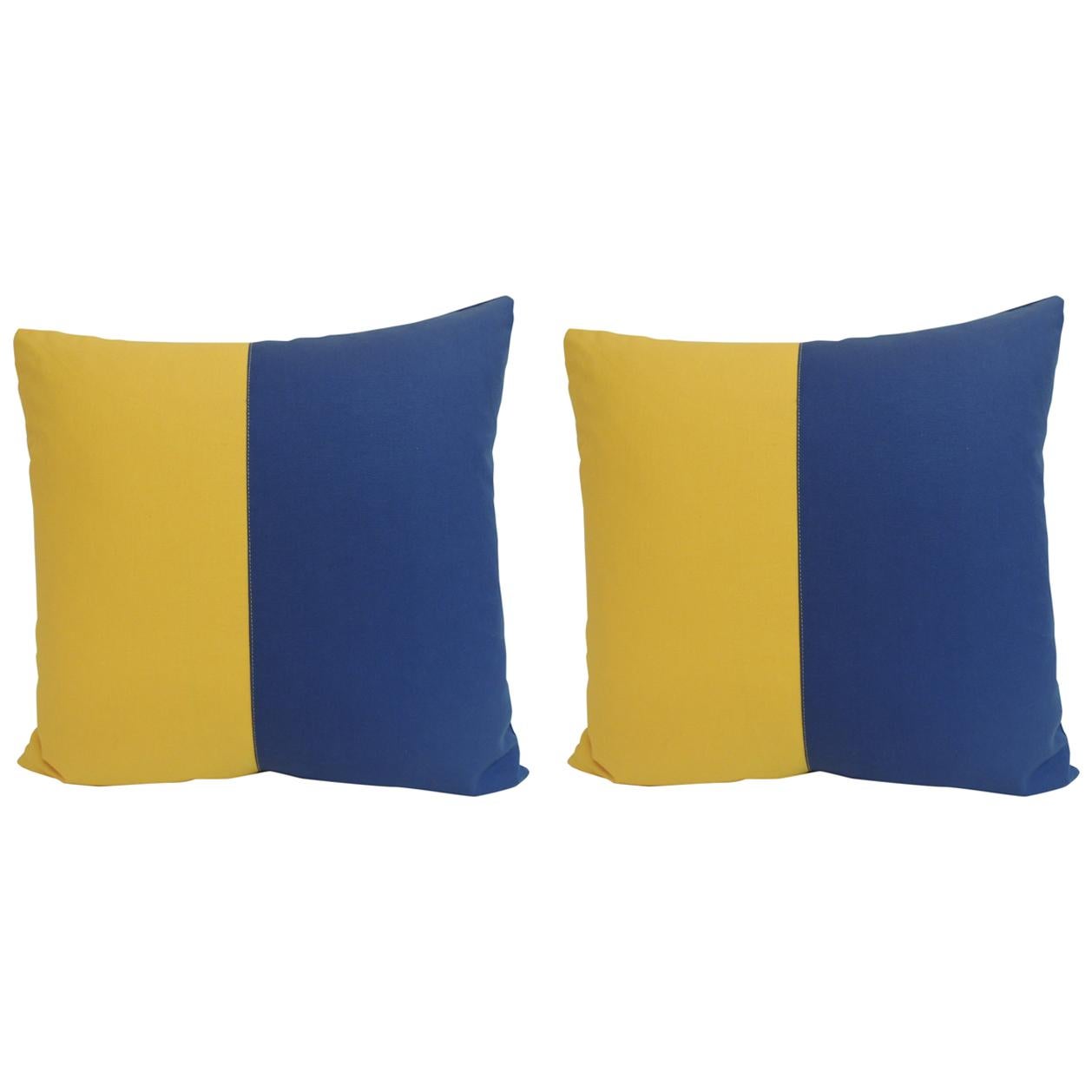 nautical flag pillows