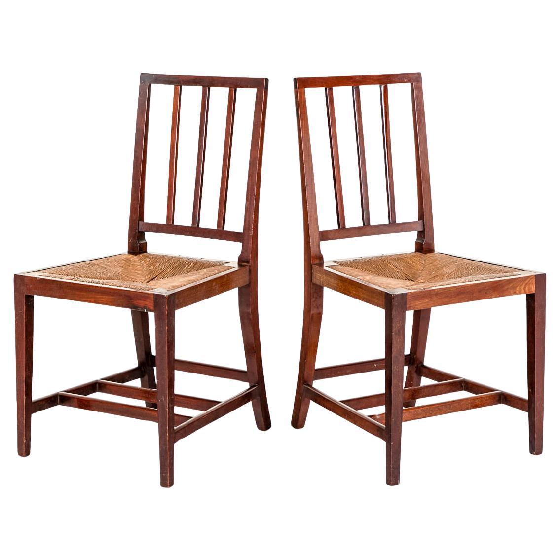Pair of Kind Edward VII Coronation Chairs