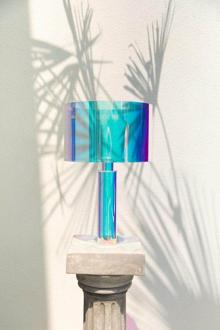 Pair of Kinetic Colors Table Lamps by Brajak Vitberg 2