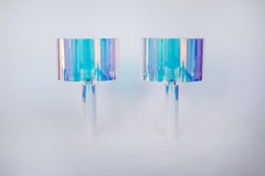 Pair of Kinetic Colors Table Lamps by Brajak Vitberg