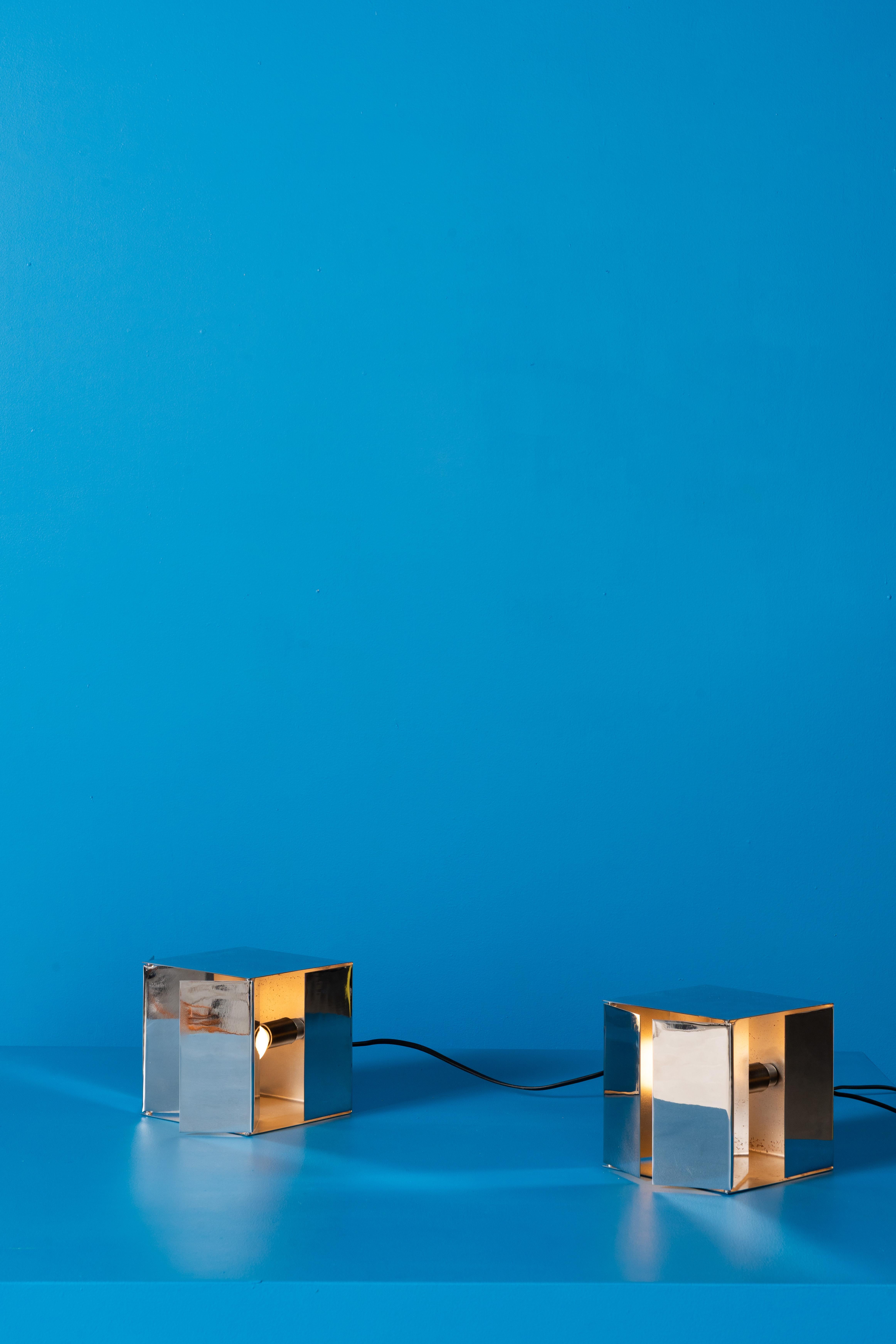 Fine XX secolo Pair of Kinetic Table Lamps - Paolo Tilche in vendita