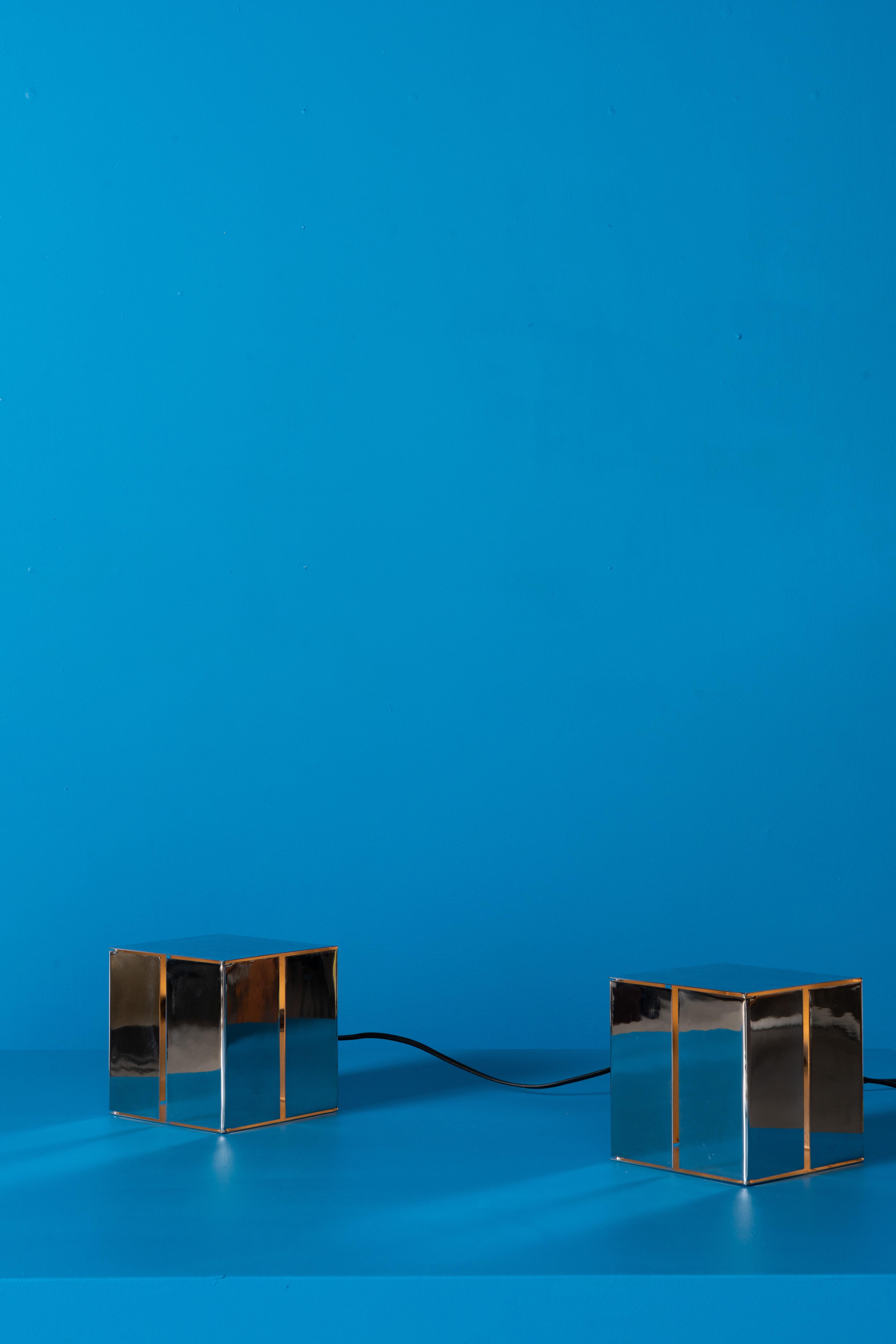 Pair of Kinetic Table Lamps - Paolo Tilche in vendita 2