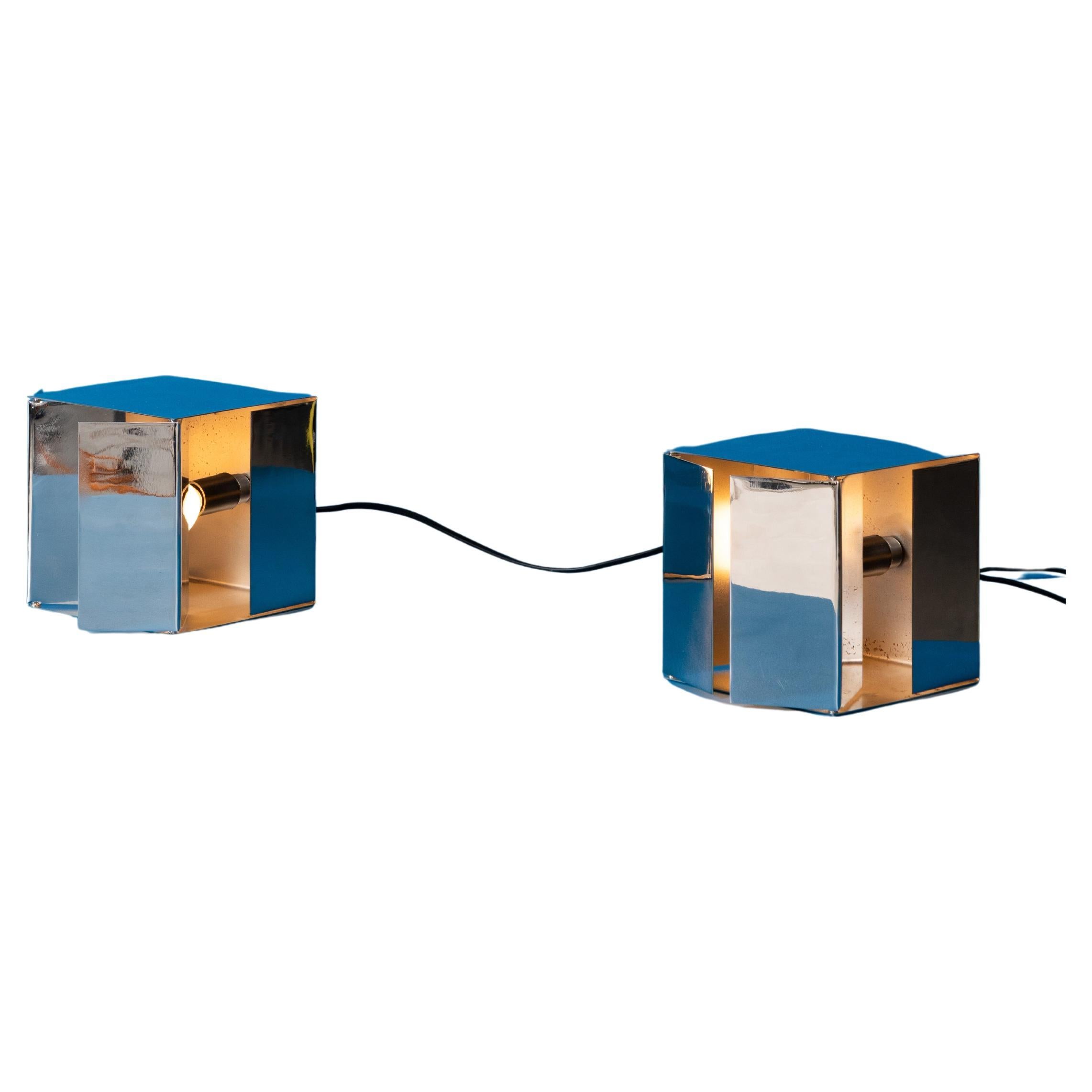 Pair of Kinetic Table Lamps - Paolo Tilche