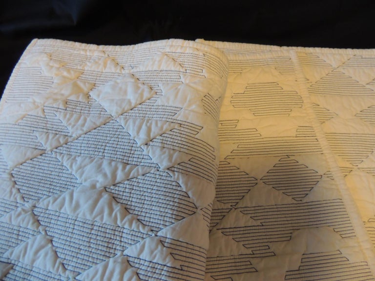 Pair of King Size Pendleton Quilted Pillow Cases at 1stDibs