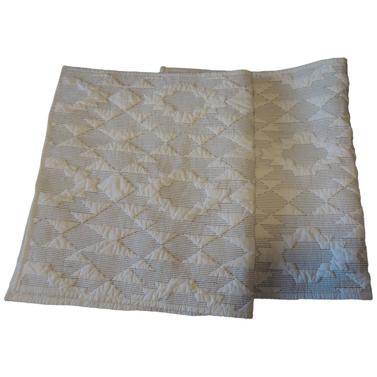 Pair of King Size Pendleton Quilted Pillow Cases at 1stDibs