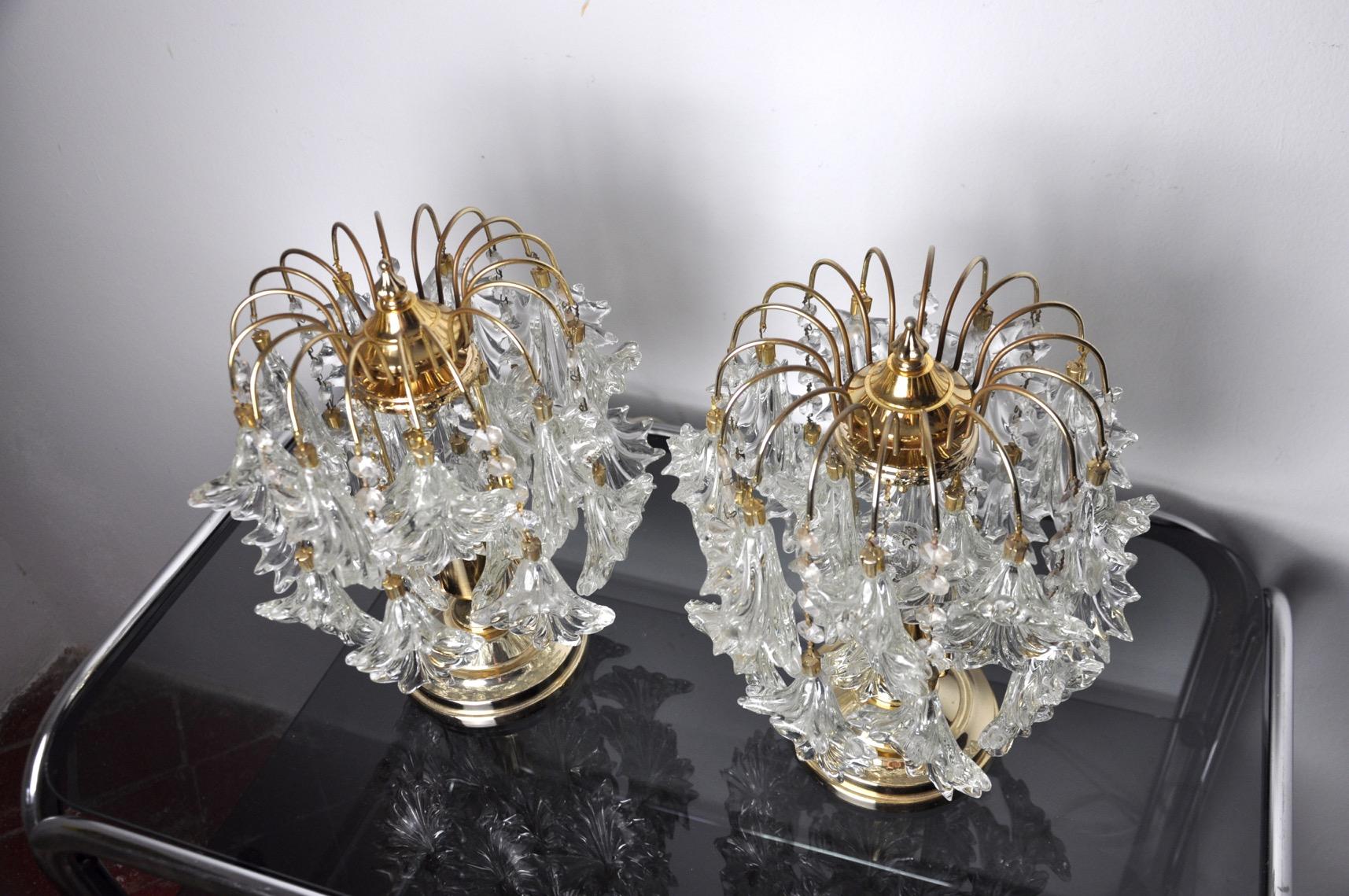 Late 20th Century Pair of Kinkeldey lamps, Germany, 1970 For Sale