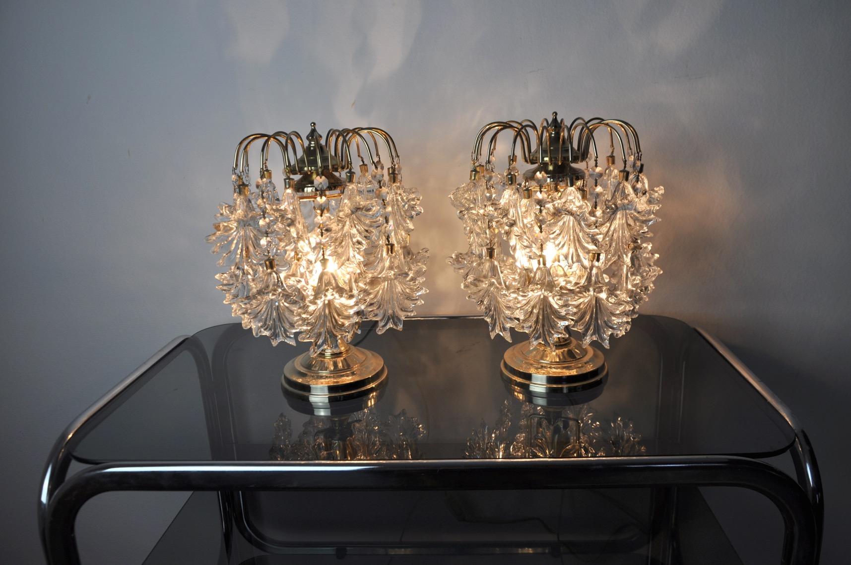 Pair of Kinkeldey lamps, Germany, 1970 For Sale 1