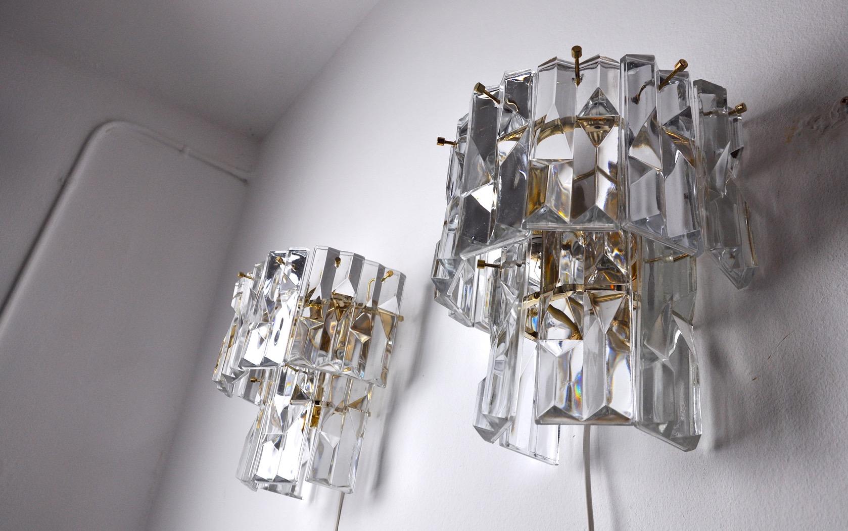 Pair of Kinkeldey Wall Lamps Germany 1970 In Good Condition For Sale In BARCELONA, ES