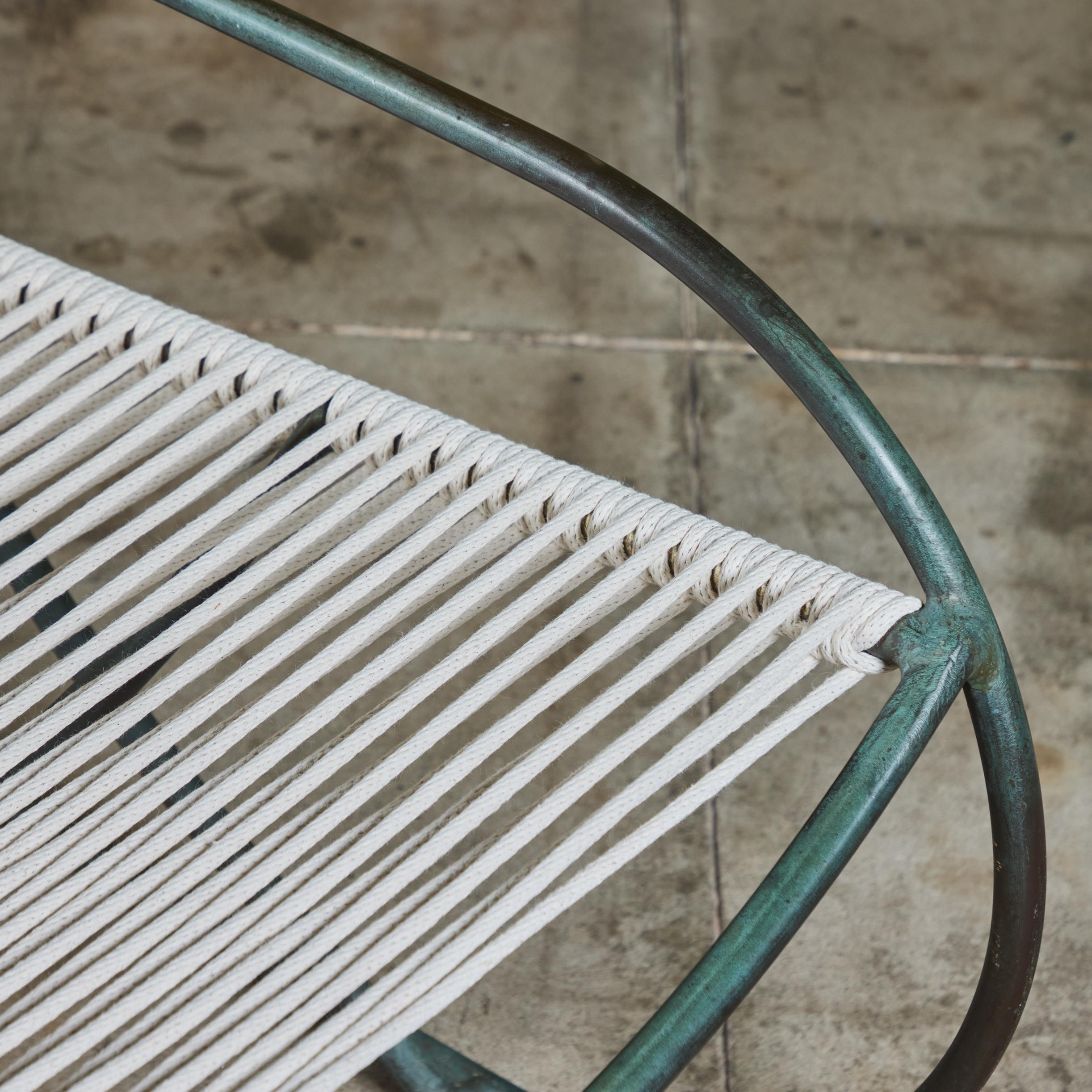 Paire de chaises longues de patio en bronze Kipp Stewart pour Terra 3