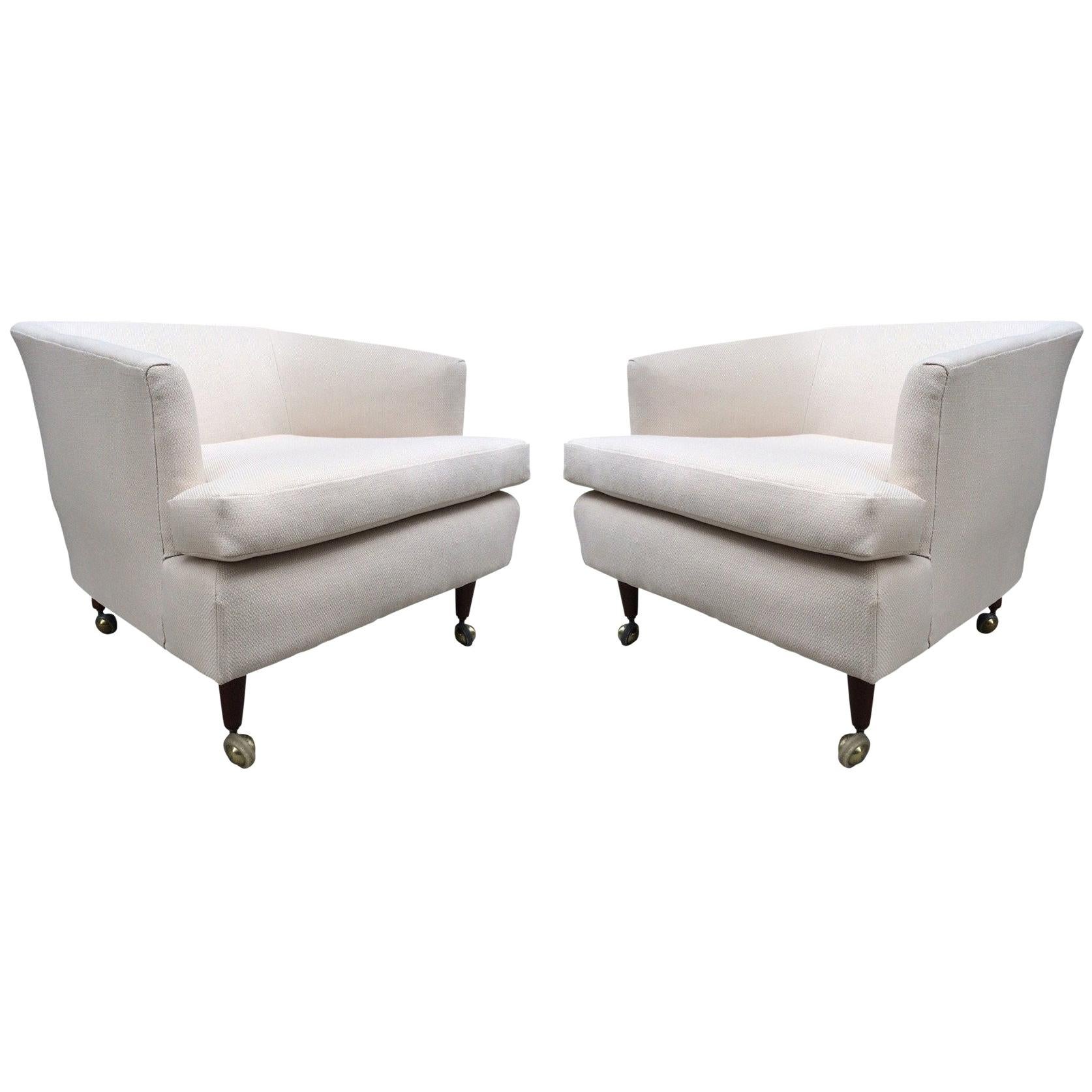 Pair of Kipp Stewart for Directional Lounge Chairs