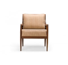 Paire de chaises longues tapissées de cannes Kipp Stewart pour Directional