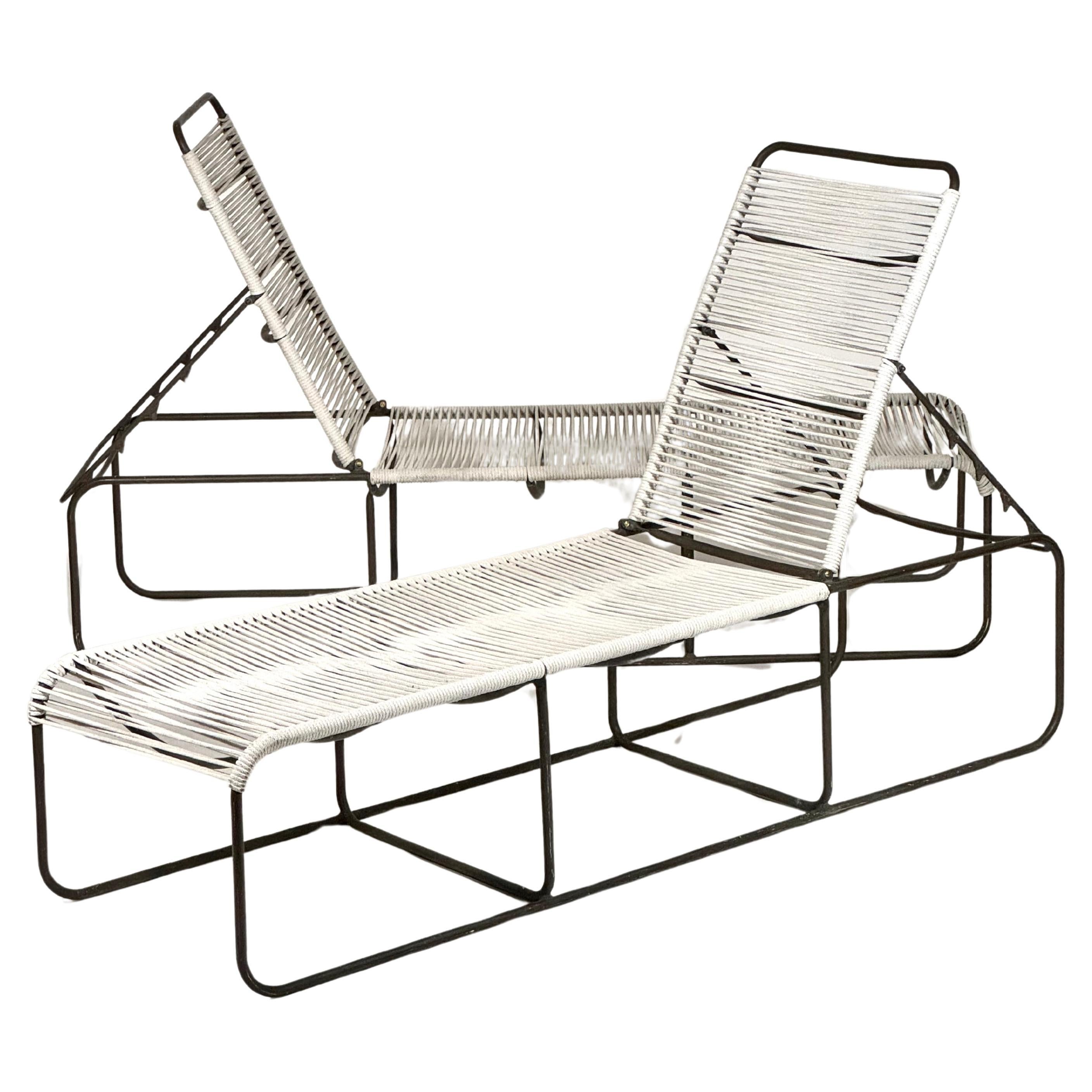 Verstellbare Stühle von Kipp Stewart für Terra Bronze, Paar im Angebot