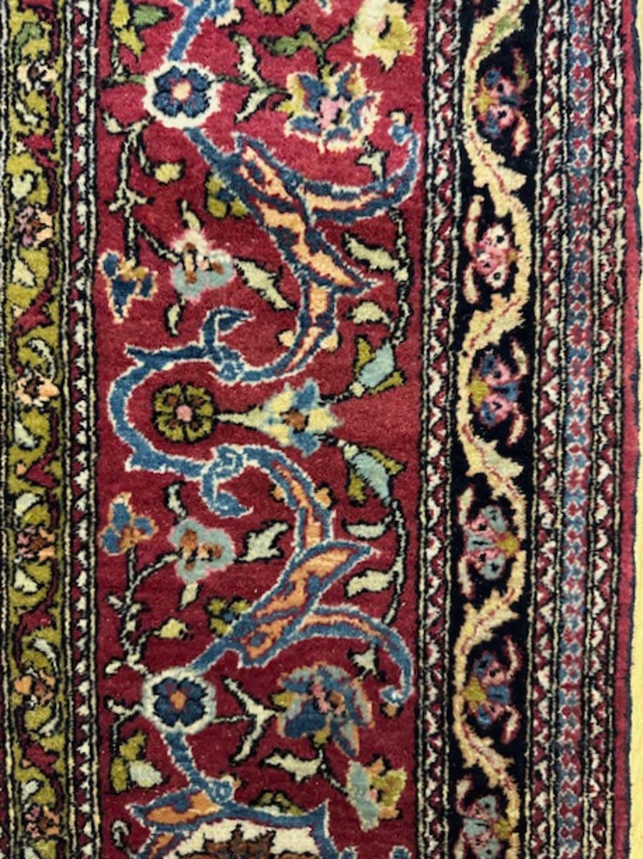 Early 20th Century Pair of Kirman rugs For Sale