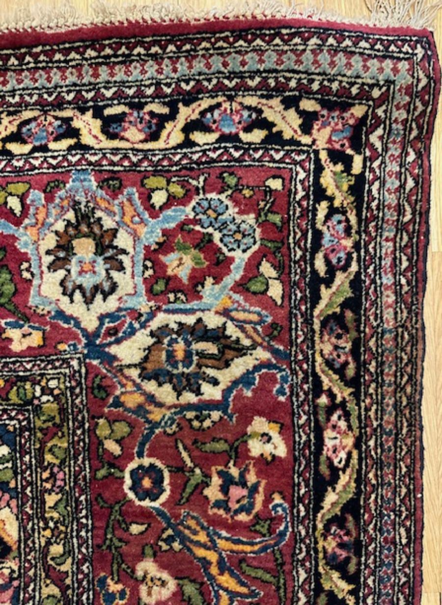 Pair of Kirman rugs For Sale 1