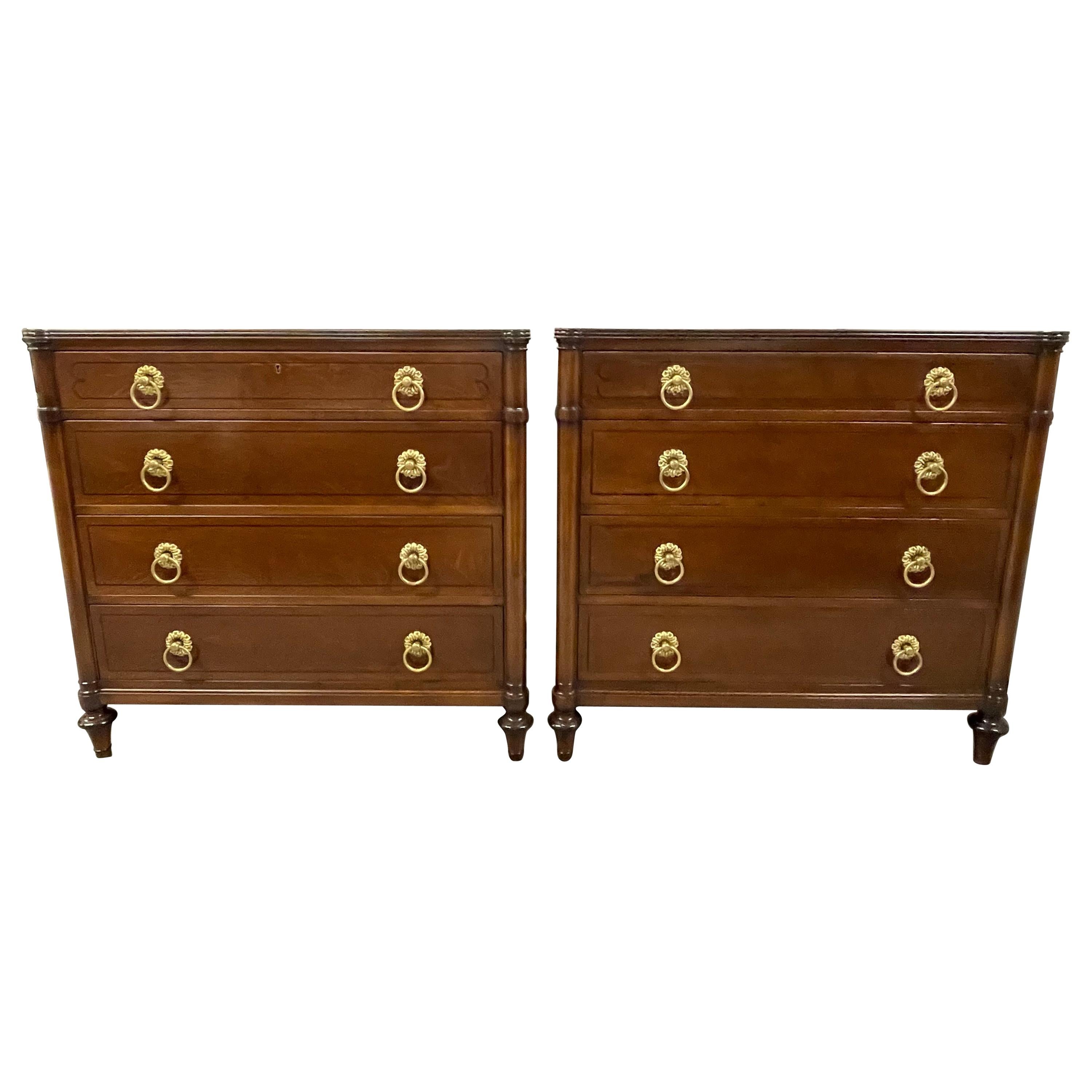 Pair of Kittinger Commodes, Nightstands or Chests