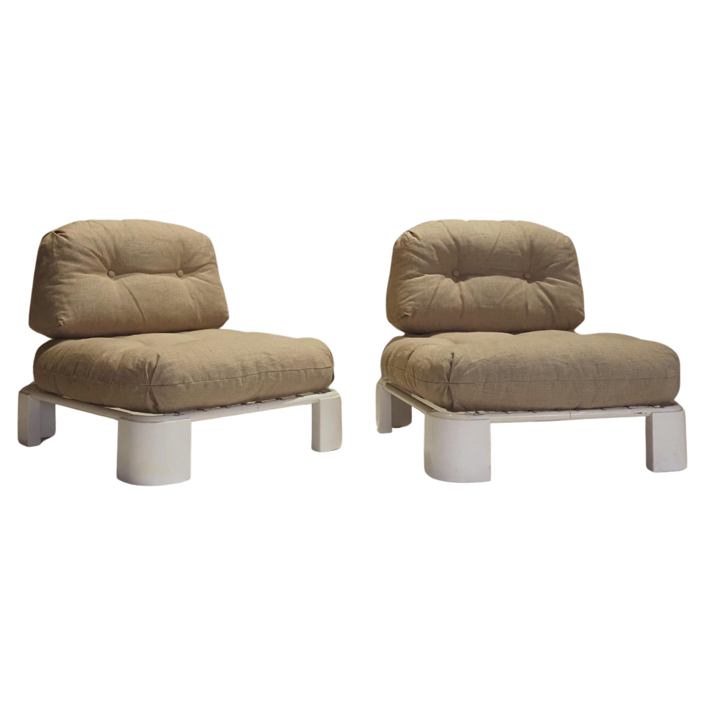 Pair of Klacken lounge chairs by Carl-Henrik Spak in vendita