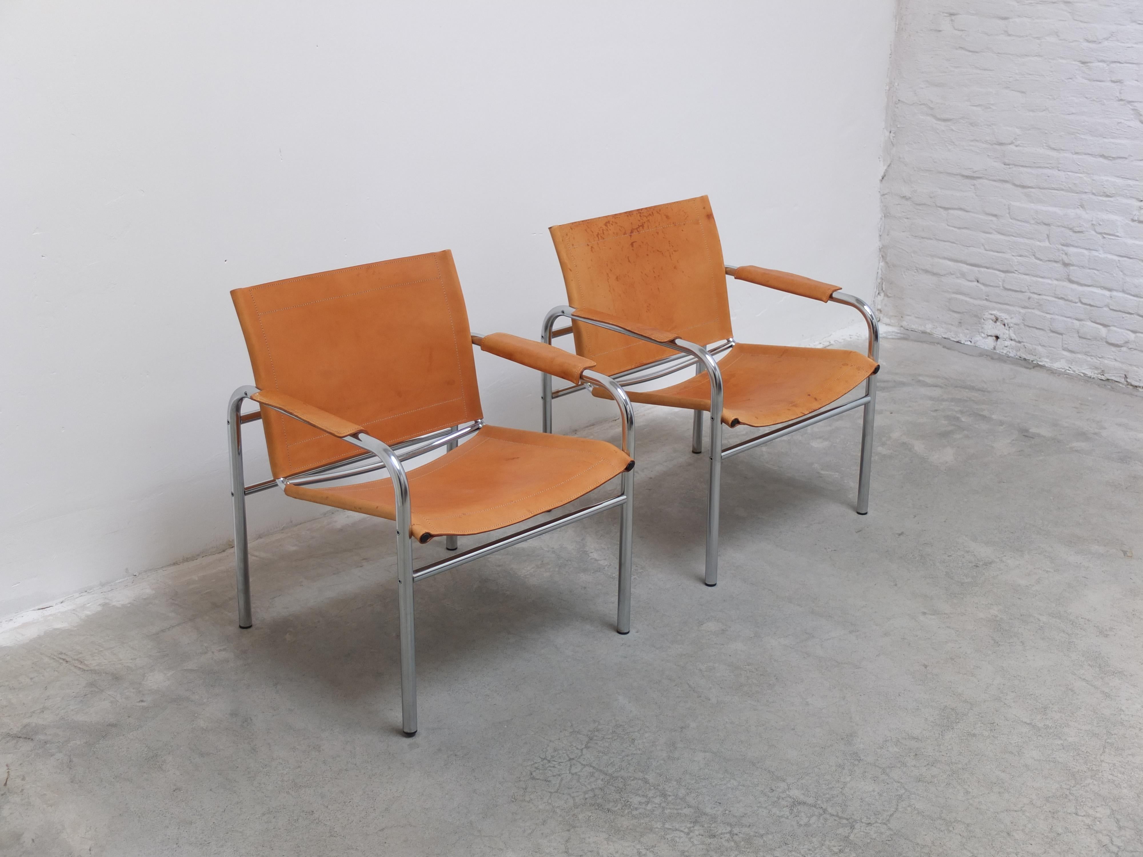 Scandinavian Modern Pair of 'Klinte' Easy Chairs by Tord Björklund for IKEA, 1980s