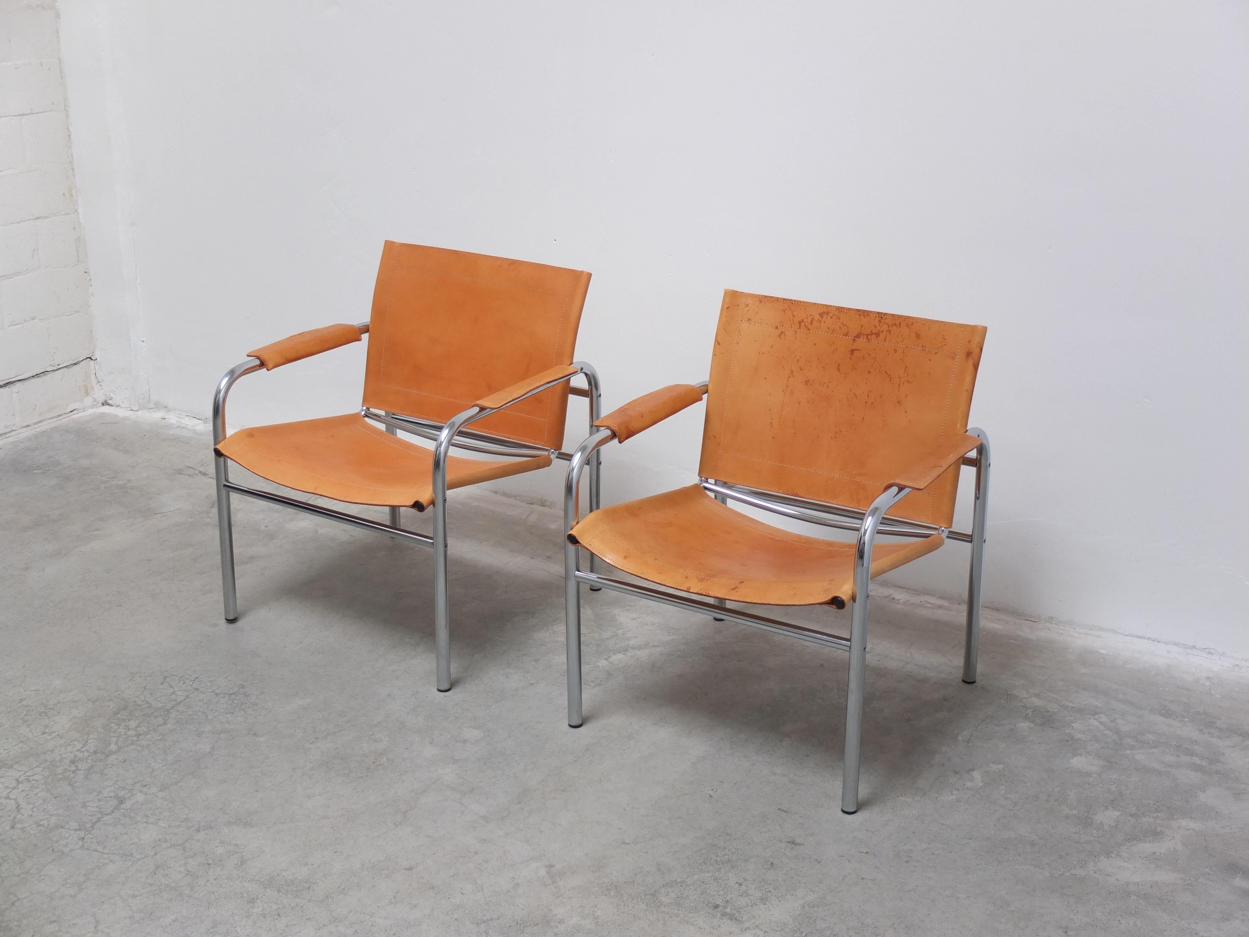 Swedish Pair of 'Klinte' Easy Chairs by Tord Björklund for IKEA, 1980s